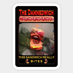 The Damnedwich Promo Shirt Sticker